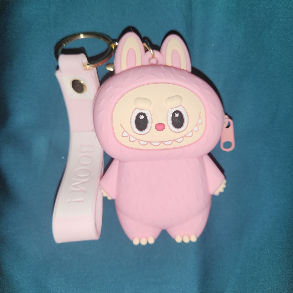 Labubu Silicone Coin Purse with Strap